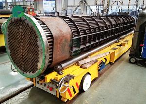 China Steel Industry Automatic Transfer Carriage Rail Guided Powered Trolley With Rollers wholesale