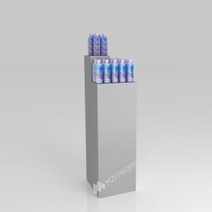 China GDR01-BZ-06 Retail Display Column with High-Quality Wood and Grey Paint for Modern Retail Stores wholesale