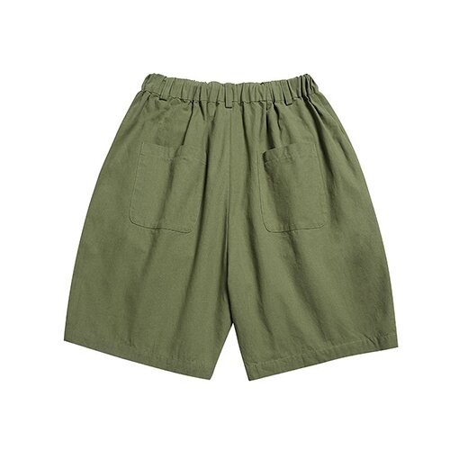 OEM maufactory Summer men's solid color front bag shorts loose straight tube work pants