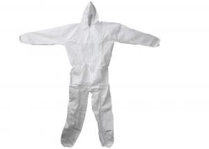 China Sterile Specialty Disposable Medical Scrub Suits 63gsm Breathable With Hood wholesale