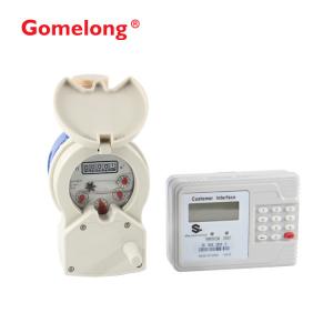 China Copper Smart Prepaid Water Meters , LCD Display Electronic Class B Multi-jet Water Meter on sale
