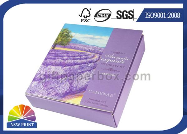 Luxury Foldable Cosmetic Paper Box For Gift Pack Double Wall Cosmetics Packaging