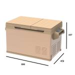 35YD Leapcool Compressor 12V 24V Car Fridge Freezer Mini Portable Refrigerator