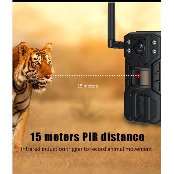 Live View On Smartphone 4G LTE Hunting Camera Wireless Deer Scouting