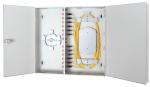 2/4 Module Slot Fiber Optic Wall Mount Box 24SC 48SC Splicing Grey Color