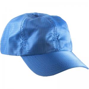 China Cleanroom Cap Lint Free Polyester Clean Room Anti Static ESD Cap For Workwear wholesale