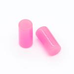Acrylic Material Tunnel Ear Piercing Pink Color With Multiple Gauges Sizes