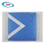 Sterile Struma Thyroid Disposable Surgical Drape Cloth Blue OEM For Hospital