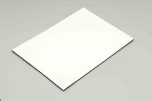 China Polyethylene White Aluminum Composite Panel for outdoor building decoration 3MM 1.22*2.44m wholesale
