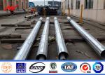 75FT Philippines NGCP Standard Galvanized Steel Pole With 4-5mm Thickenss