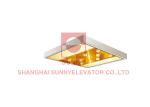 Ceiling Acrylic Transparency Passenger Elevator White Arch Light Emitting Panel
