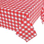 Daily Life 54x108 Inch Disposable Pastic Tablecloth Plain Dyed