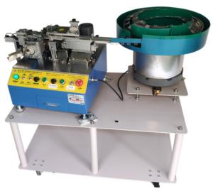 China RS-901K Automatic Capacitor/Varistor Lead Cut Form &amp; Kink Machine Front-Rear Kink wholesale