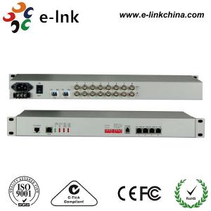 China 16dBm Optical HDMI Fiber Extender 8E1 4FE 1 Fiber PDH Multiplexer on sale