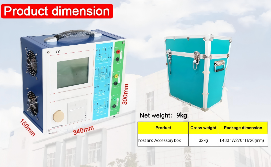 MY-403 CT PT Analyzer Portable Variable Frequency Transformer Tester CT/PT Comprehensive Test Equipment