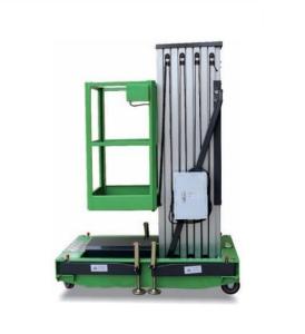 China 6m Hydraulic Lift Platform Single Mast Aluminum Aerial Work Platform Vertical Lift wholesale