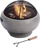 Lightweight Concrete Round Charcoal Burning Fire Pit Wood Burning Brazier