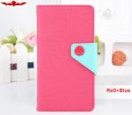 Ultimate Fit HUAWEI ASCEND P6 PU Wallet Leather Cases Accurate Holes Multi Color