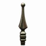 Anti Rust Oil Surface Ornamental Iron Parts Spear Wrought Point Iron Railing