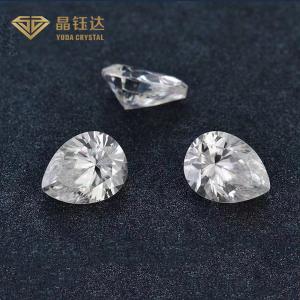 China 1.0ct 1.5ct 2.0ct IGI Certified Pear Cut Synthetic Loose Diamonds For Wedding Rings on sale