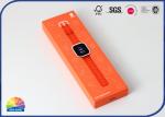 Electrical Watch UV Coating Thin Folding Carton Box With EVA Form