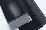 100% Cotton Crosshatch Slub Denim Fabric Rigid For Fashion Style 13oz Black