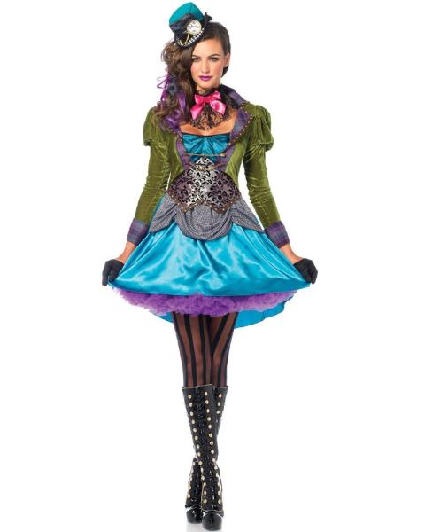 Alice in Wonderland Costumes wholesale Mad Hatter Womens Costume Outfit for