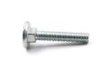 Hex Neck Flat Round Head Screw , Phillips Drive Small Flat Head Screws