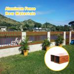 Aluminum Fence Profile Square Tube Wall Panel Ready Mold China Source Factory