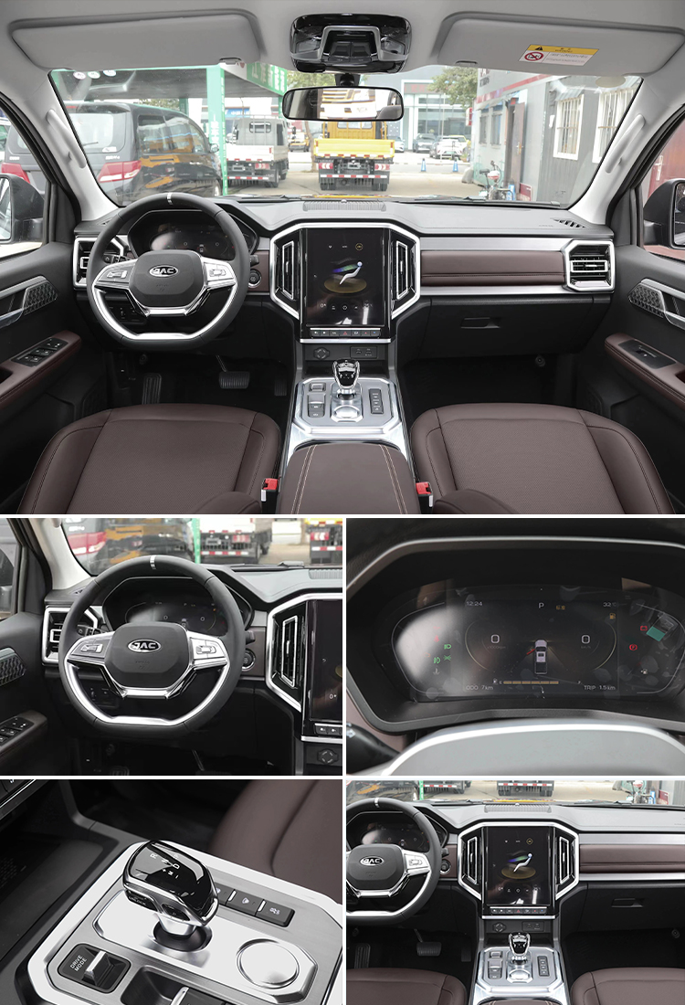 JAC T9 The 2024 Four-Door Five-Seat Gasoline Pickup with 6 Airbags and Guarantee