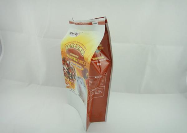Food Grade Side Gusset Bag Heat Sealing Custom Printed For Organic Cracker