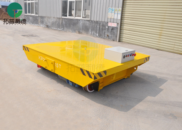 Large Capacity Warehouse Battery Drive Transfer Cart Supplier On Rail