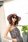 AK17593 fashion sunny beach foldable summer straw hats for womens in stock ,