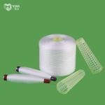 Low Shrinkage Bright 100% Ring Spun Polyester Yarn For Clothes Sewing