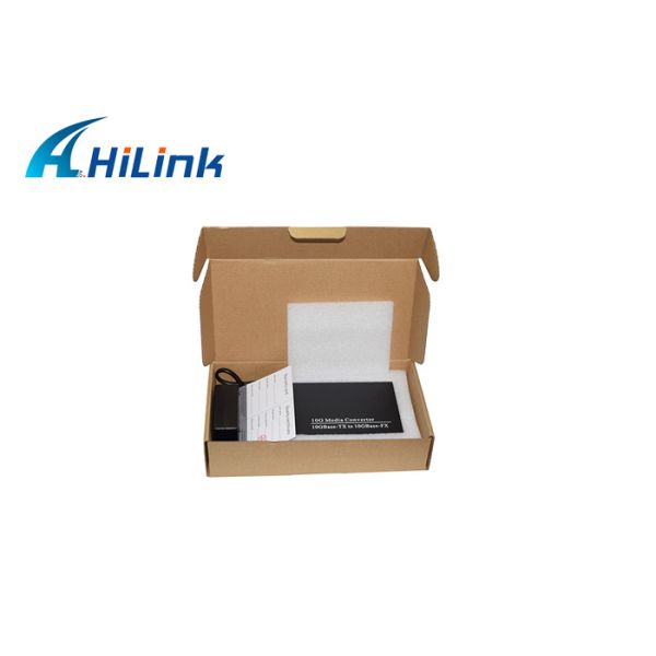 Auto Negotiation 1A 5G 10G Ethernet Fiber Media Converter