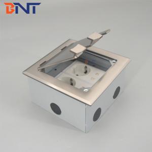 China Office Table Stainless Steel 10A Flip Up Power Outlet wholesale
