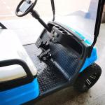 50mph Blue Golf Cart 4 Passenger All Terrain OEM Sale Price With 12 Inch Tires