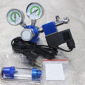 China Solenoid Valve Aquariums Co2 Gas Regulator with Output Pressure 3500PSI and Fish Tank wholesale