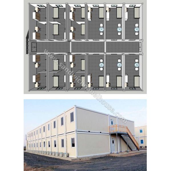 Flat Pack Prefab Modular Container Building Porta Cabin Accommodation