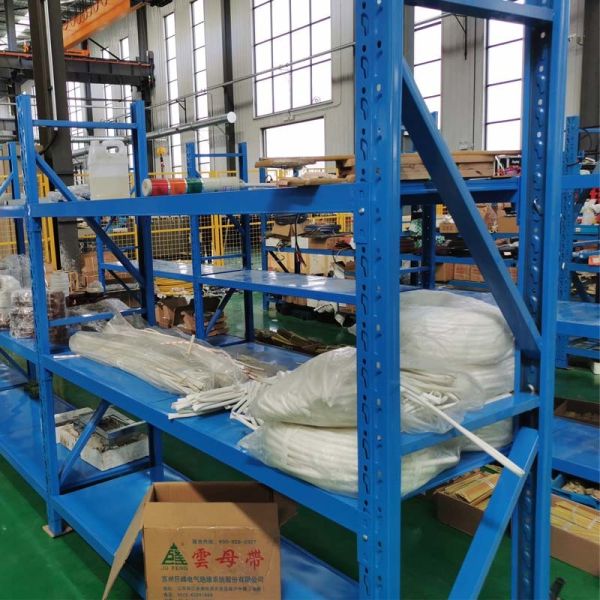 Custom Thickness Warehouse Storage Rack Supermarket Steel Racks For Inventory Control