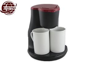 China Two Cup 240ml Drip Filter Coffee Machine , Compact Drip Coffee Maker For Kitchen wholesale