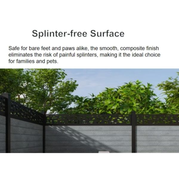 Premium Weatherproof Low Maintenance WPC Fence Panels