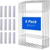 Buy cheap 8.5 x 11 Slatwall Hanging Sign Holder Acrylic Card Display Stands from wholesalers