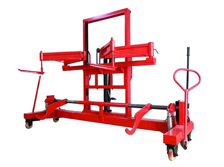 High Duty Steel Hydraulic Heald Frame Warp Beam Trolley Lift