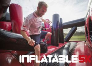 China 3.1 Miles Inflatable 5k Obstacle Course Run Insane Three Years Warranty wholesale