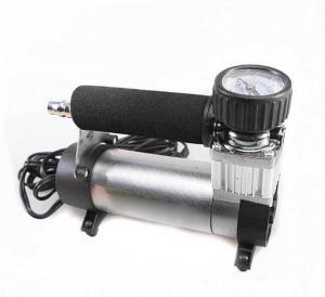 China Silver Black Heavy Duty Portable Air Compressor 12v 140 Psi Air Pump For Car wholesale