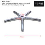 Modern Office Chair with Metal Base for Maximum Comfort High quality aluminum is