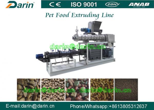 Quality Darin Various shapes Cat Feed Pellet Extruder machinery Fully stainless steel 304 for sale