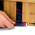 special design for bamboo storage box with foldable