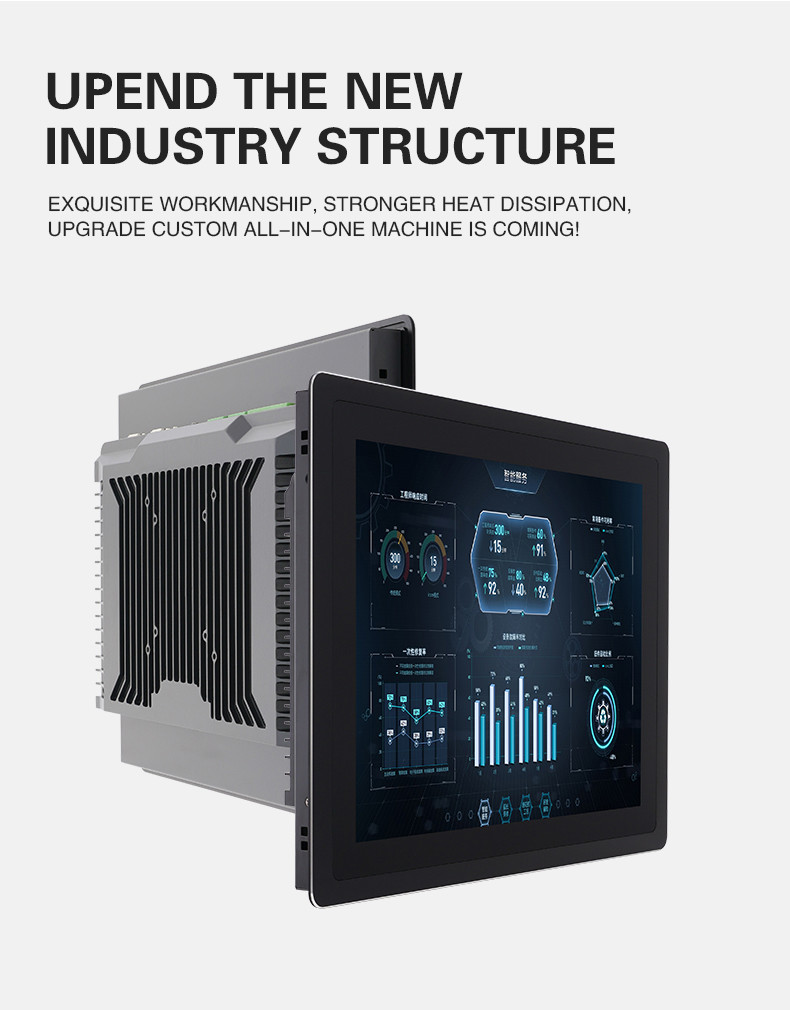 Computer Embedded Capacitor Touch Advertising Hanging Digital Signage TV